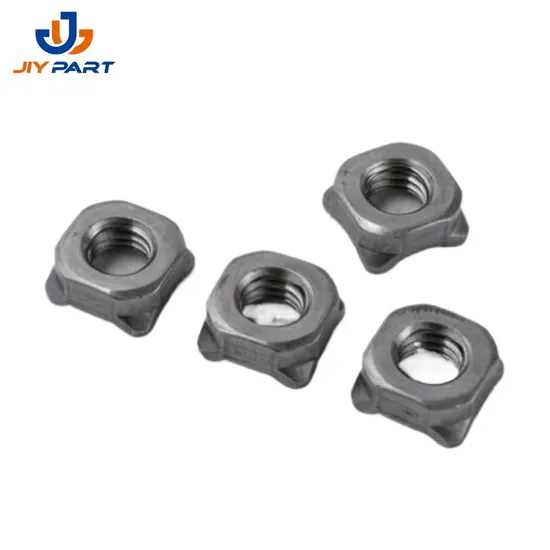 Standard DIN 928 Porca Solda Quadrada Square Weld Nut Carbon Steel Zinc Plated Four Square Weld Nut