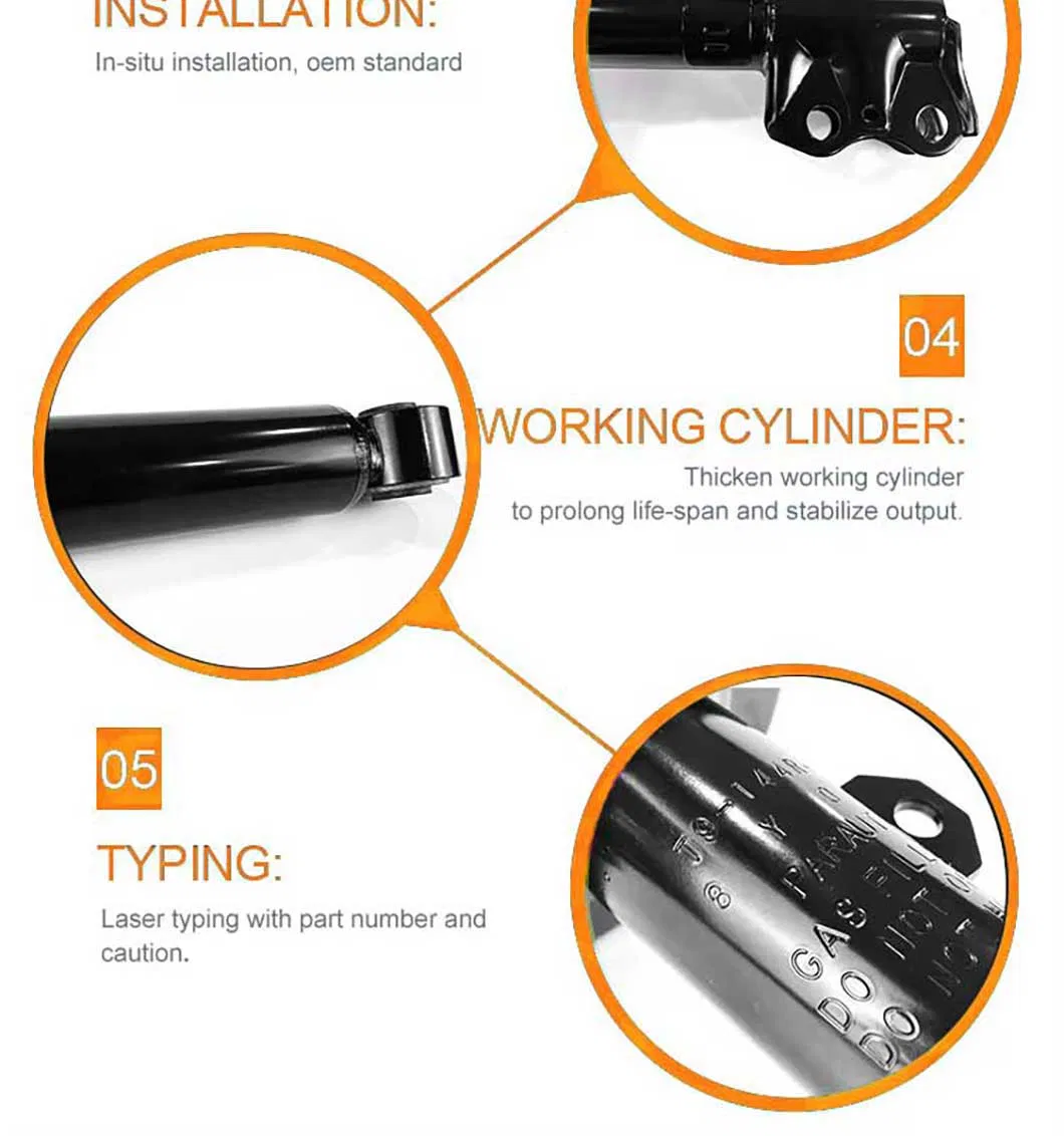 Joy OEM Auto Car Parts Front Shock Absorbers Manufacturer 54651-2e500 54651-0z000 54651-0z001 54651-2e201