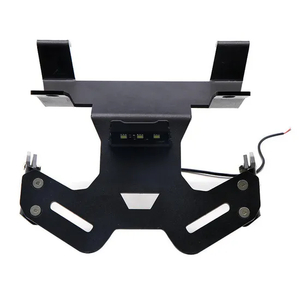 OEM Joy Auto Parts Motorcycle Fender License Plate Holder Bracket LED Light for Car
