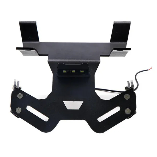 OEM Joy Auto Parts Motorcycle Fender License Plate Holder Bracket LED Light for Car