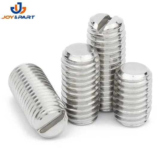 with Shank Slotted Headless Screws