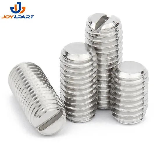 with Shank Slotted Headless Screws