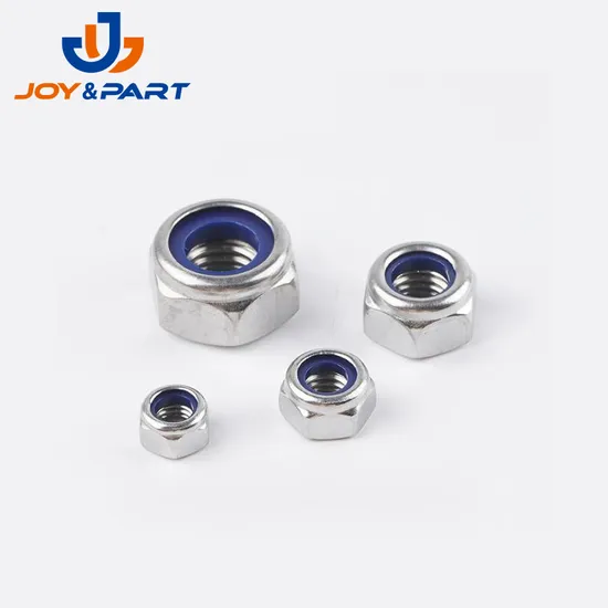 Auto Motive Hex Thin Lock Nuts with Nylon Ring