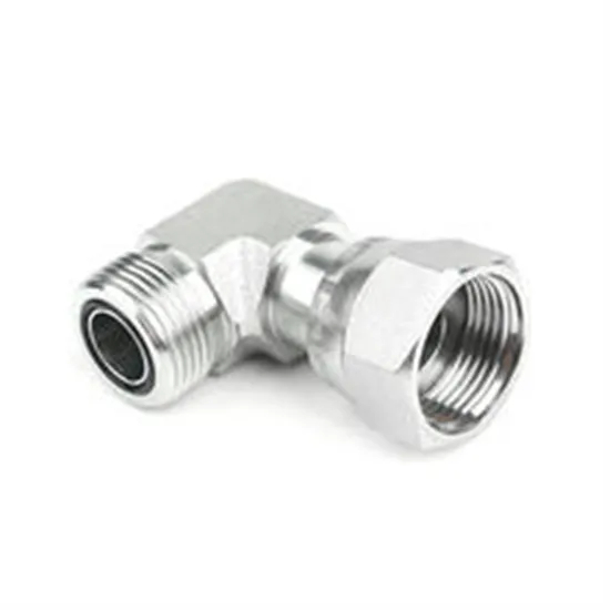 Carbon Steel External Hexagonal Joint Fitting Hydraulic Hose Adapters Black