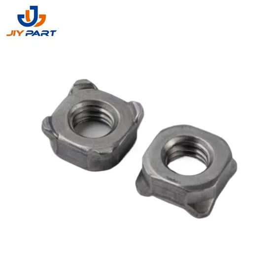 Custom Plating Square Thread Welding Nut Aluminum Fixing Auto Spot Welding Nut
