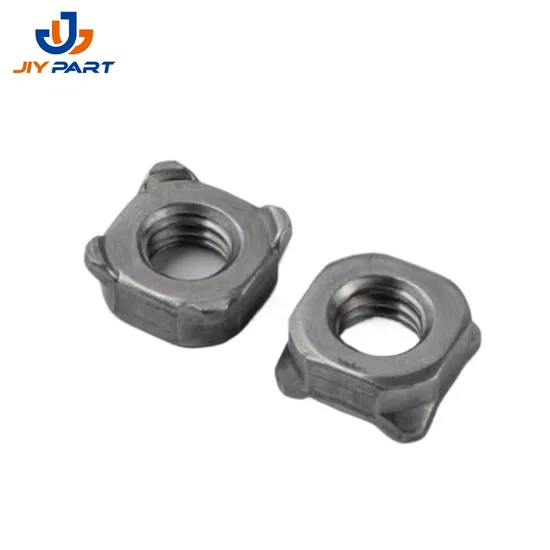 Custom Plating Square Thread Welding Nut Aluminum Fixing Auto Spot Welding Nut