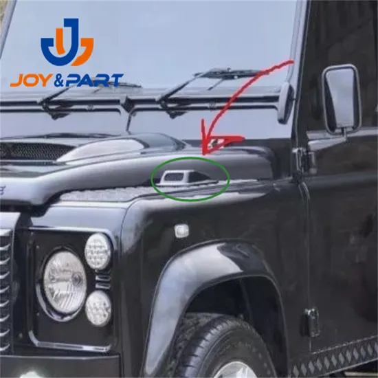 Car Decorative Steel Air Flow Intake Scoop Vent Snow Cover Front Hood Bonnet Side Trim Cover