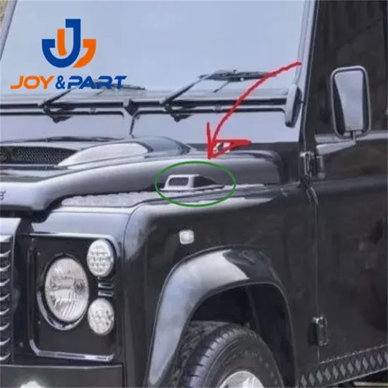 Car Decorative Steel Air Flow Intake Scoop Vent Snow Cover Front Hood Bonnet Side Trim Cover