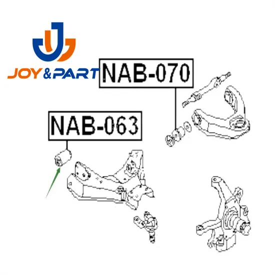 Nab-063 Febest Bushing, Front Lower Control Arm 54560-01g00