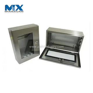 Custom Sheet Metal Parts Stainless Steel Electronic Instrument Bending Panel Enclosure