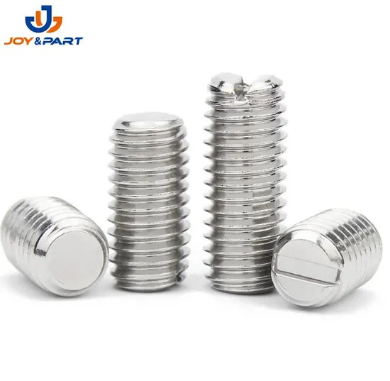 with Shank Slotted Headless Screws