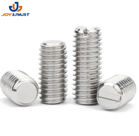 with Shank Slotted Headless Screws