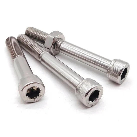 DIN912 with Serrated Stainless Steel A2 SS304 SS316 Hexagon Socket Head Cap Screw