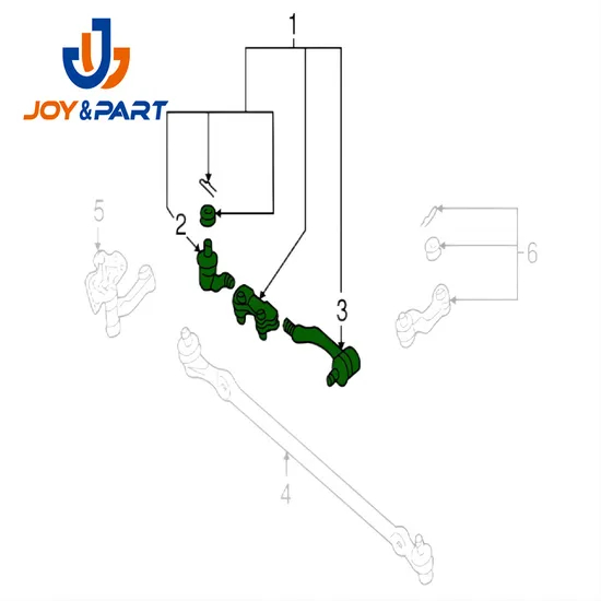 China Factory Auto Spare Parts Steering Parts Tie Rod End for 48510-3s525