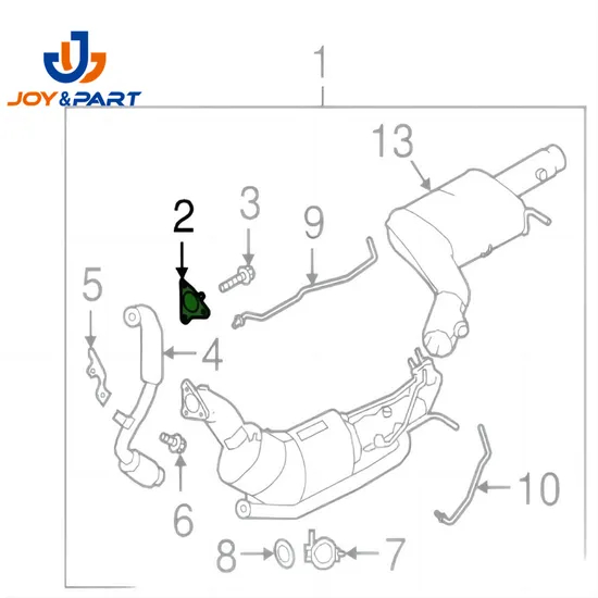 Exhaust Pipe Gasket for Discovery 4 Sport 3.0 Lr016619