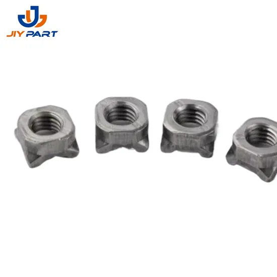 Standard DIN 928 Porca Solda Quadrada Square Weld Nut Carbon Steel Zinc Plated Four Square Weld Nut