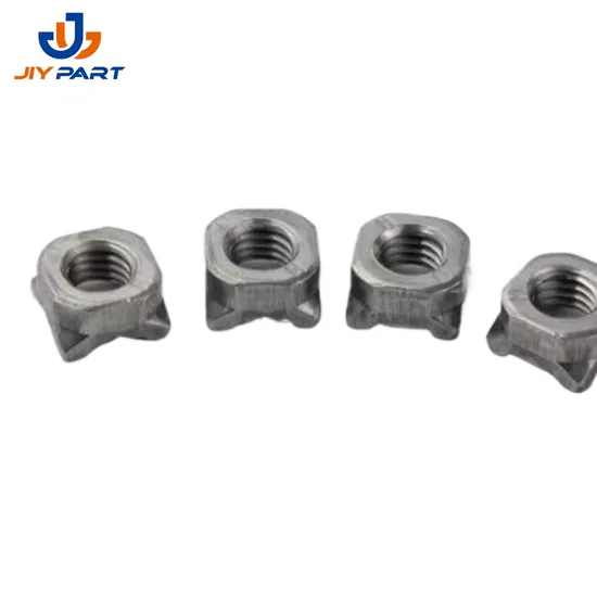 Standard DIN 928 Porca Solda Quadrada Square Weld Nut Carbon Steel Zinc Plated Four Square Weld Nut