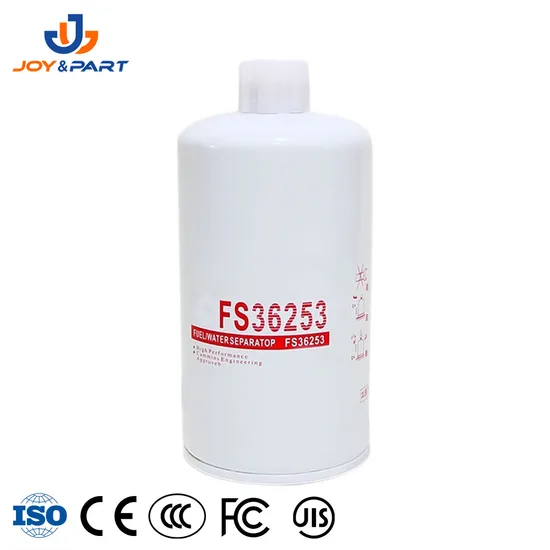High Efficiency Fuel Water Separator Fs36253 Engine Fuel Filter for Cummins- Diesel