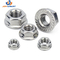 Car Nut Bolt Plain Finish Prevailing Torque Metal Hex Flange Weld Nut