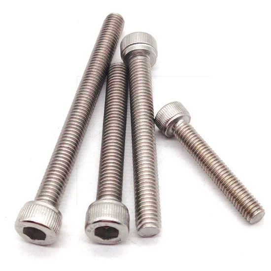 DIN912 with Serrated Stainless Steel A2 SS304 SS316 Hexagon Socket Head Cap Screw