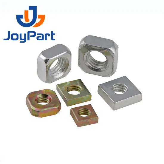 Stainless Steel Fasteners 201 304 316 309S 310S Square Weld M33 M36 M39 Lock Nuts DIN557 DIN562 Square Thin Nuts
