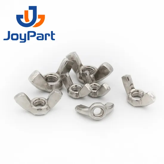 Stainless Steel Inox Innox AISI ASTM B8m B8 B7 18-8 DIN315 Nylon Rounded Wings Wing Nuts