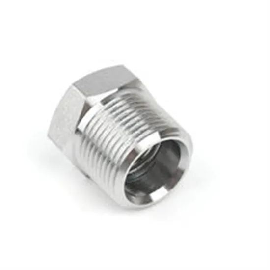 Carbon Steel External Hexagonal Joint Fitting Hydraulic Hose Adapters Plain