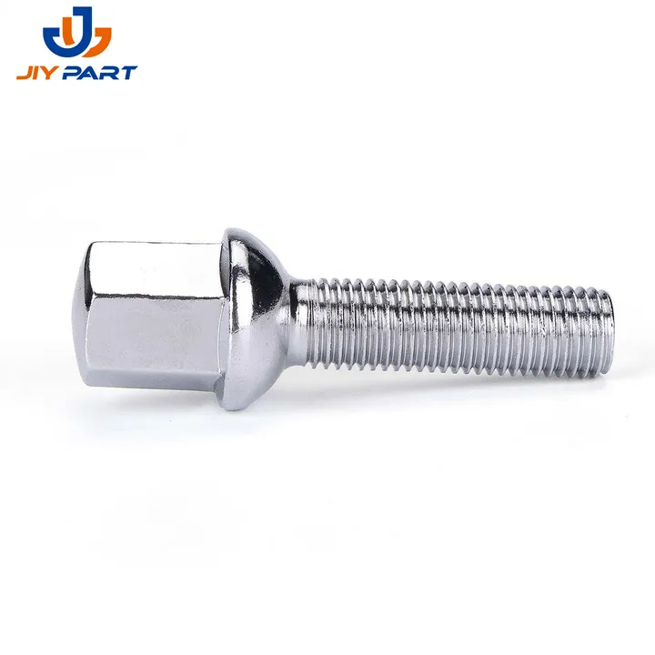Customized Titanium Hub Wheel Bolts Plain Finish
