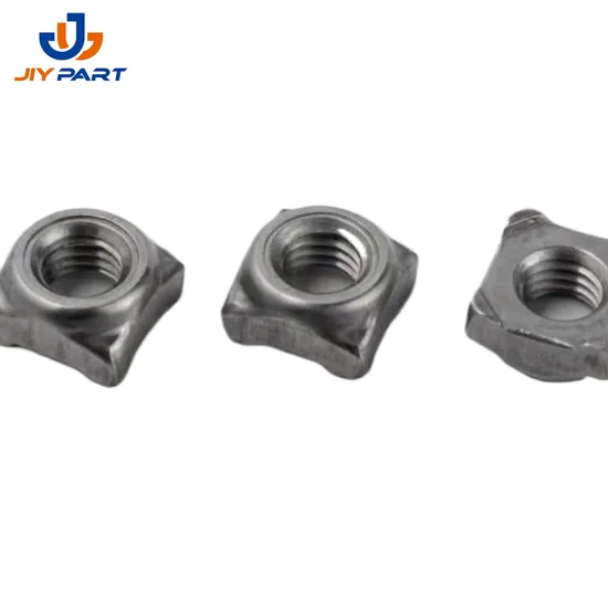Custom Plating Square Thread Welding Nut Aluminum Fixing Auto Spot Welding Nut