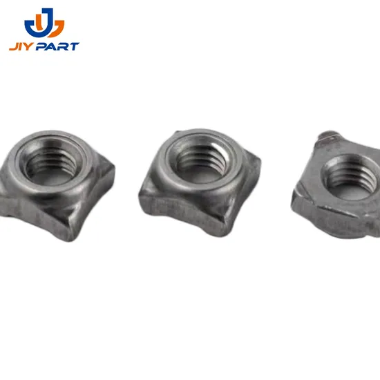 Custom Plating Square Thread Welding Nut Aluminum Fixing Auto Spot Welding Nut