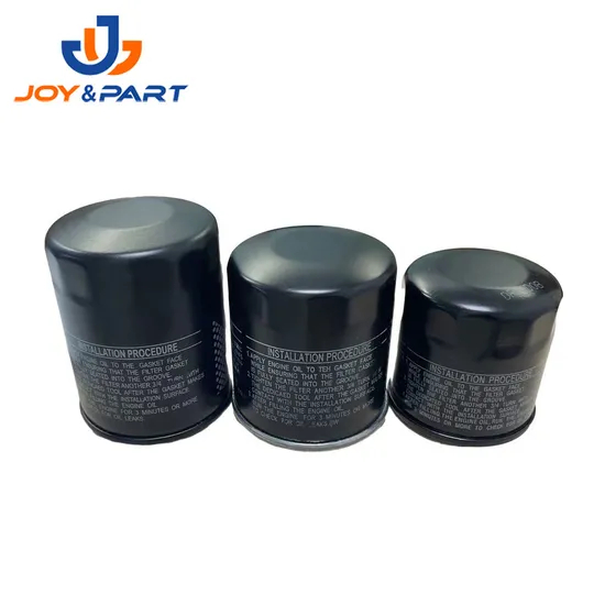 Replaceable Excavator Automotive Car Assy Parts Engine Fuel Oil Filter