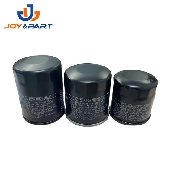 Replaceable Excavator Automotive Car Assy Parts Engine Fuel Oil Filter