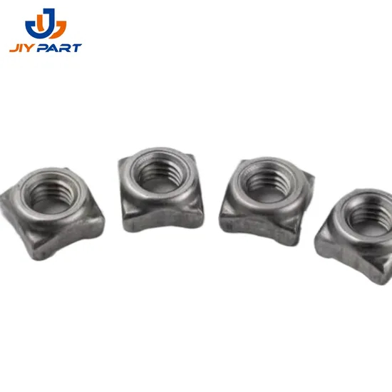 Standard DIN 928 Porca Solda Quadrada Square Weld Nut Carbon Steel Zinc Plated Four Square Weld Nut