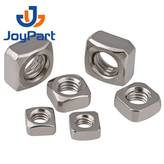 Stainless Steel Fasteners 201 304 316 309S 310S Square Weld M33 M36 M39 Lock Nuts DIN557 DIN562 Square Thin Nuts