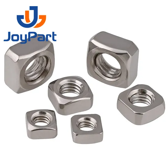 Stainless Steel Fasteners 201 304 316 309S 310S Square Weld M33 M36 M39 Lock Nuts DIN557 DIN562 Square Thin Nuts