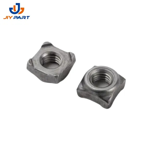 Custom Plating Square Thread Welding Nut Aluminum Fixing Auto Spot Welding Nut