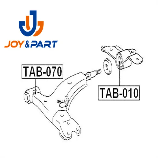 Febest Front Bushing, Front Control Arm 48654-12070