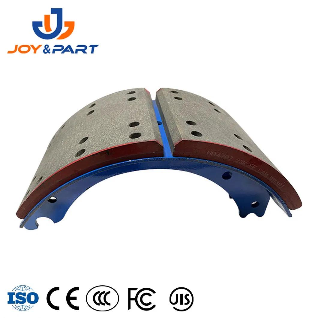 Heavy Duty Assembly Drum Truck Parts Brake System Semi Trailer Brake Lining Shoe 4707