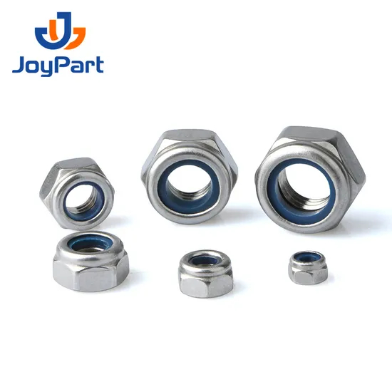 Low Price Stainless Steel Ss 304 316 A2 A4 Hex Thick Nylon Insert Nut DIN982 M8