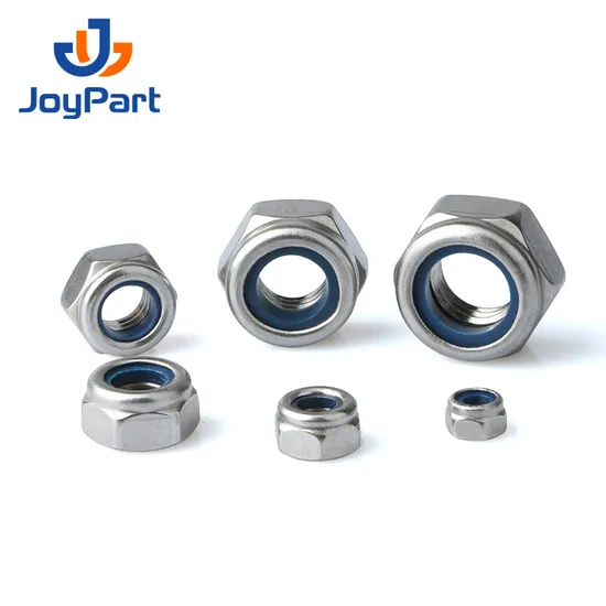 Low Price Stainless Steel Ss 304 316 A2 A4 Hex Thick Nylon Insert Nut DIN982 M8