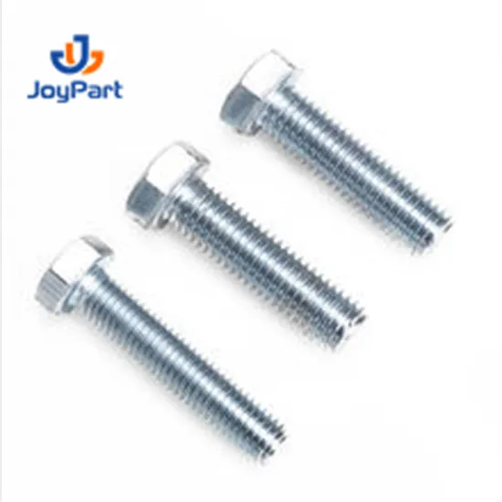 DIN6921 Stainless Steel Flange Bolt Zinc Plated