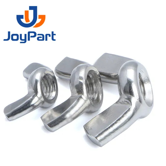 Stainless Steel Inox Innox AISI ASTM B8m B8 B7 18-8 DIN315 Nylon Rounded Wings Wing Nuts