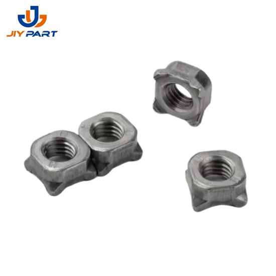 Standard DIN 928 Porca Solda Quadrada Square Weld Nut Carbon Steel Zinc Plated Four Square Weld Nut