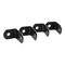 Small Single Row Car Work Light Bracket Rust-Proof Black off-Road Vehicle Headlight Right Angle Fixing Bracket