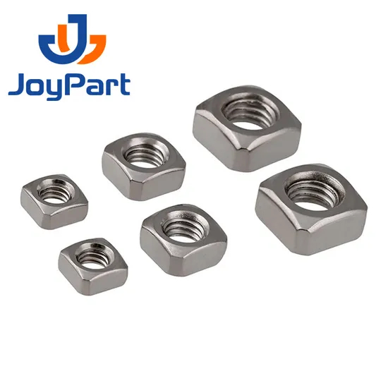 Stainless Steel Fasteners 201 304 316 309S 310S Square Weld M33 M36 M39 Lock Nuts DIN557 DIN562 Square Thin Nuts