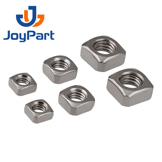 Stainless Steel Fasteners 201 304 316 309S 310S Square Weld M33 M36 M39 Lock Nuts DIN557 DIN562 Square Thin Nuts