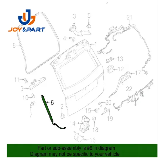 Fits Range Rover Sport Power Liftgate Lift Supports Replaces Lr044161