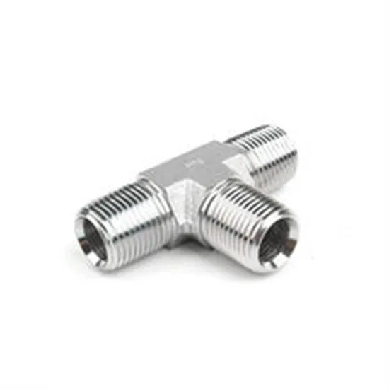 Carbon Steel External Hexagonal Joint Fitting Hydraulic Hose Adapters Zinc Plated