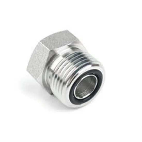 Carbon Steel External Hexagonal Joint Fitting Hydraulic Hose Adapters Plain