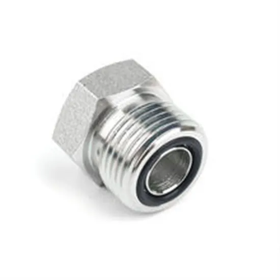 Carbon Steel External Hexagonal Joint Fitting Hydraulic Hose Adapters Plain
